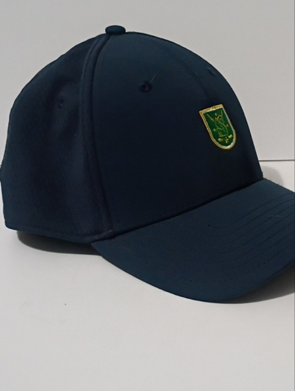 Brook Hollow Gold Club Navy Baseball Cap with Green Shield Patch S-L/Xl
